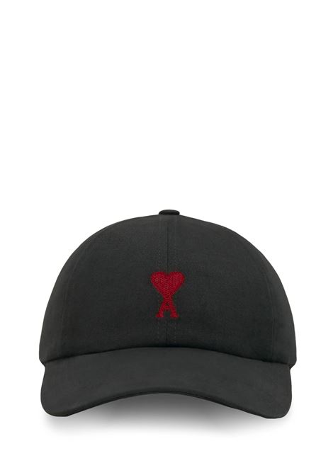 cappello adc embroidery uomo nero e rosso AMI PARIS | BFUCP006.AW0041001